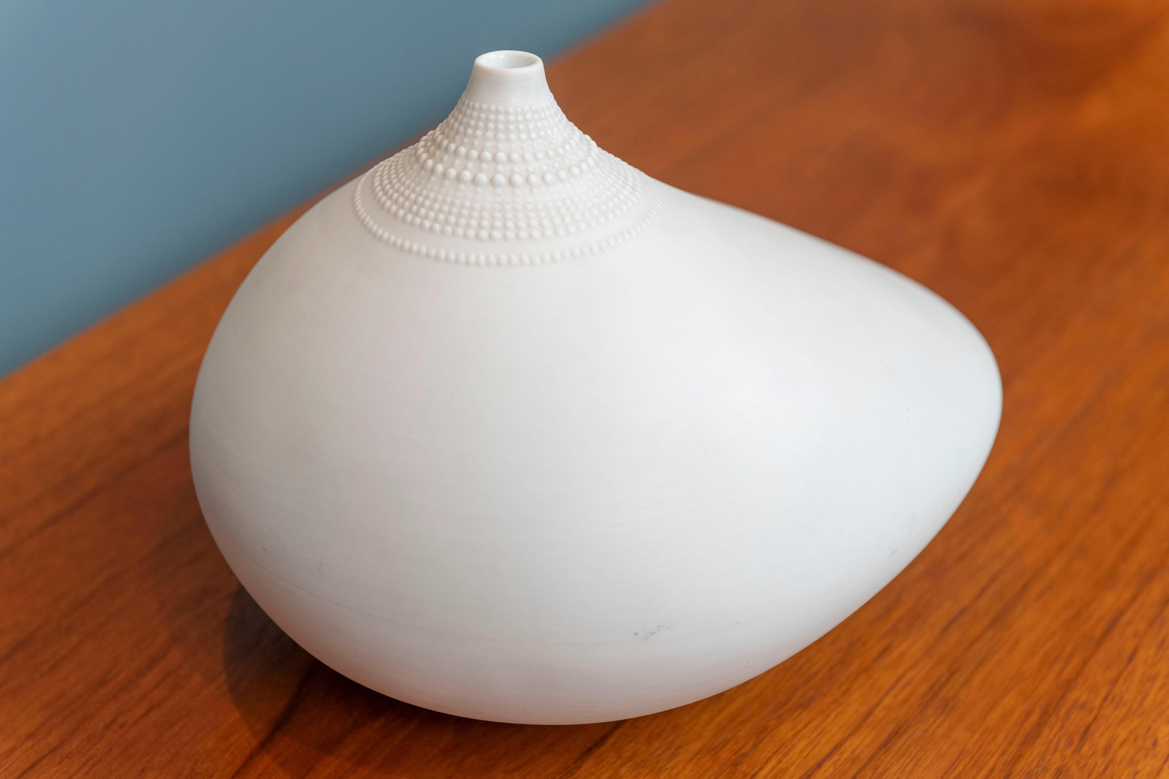 Ceramic Tapio Wirkkala Pollo Vase for Rosenthal Studio Line For Sale