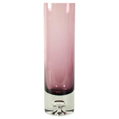 Tapio Wirkkala Purple Lilac Colored Glass Vase for Iittala Finland