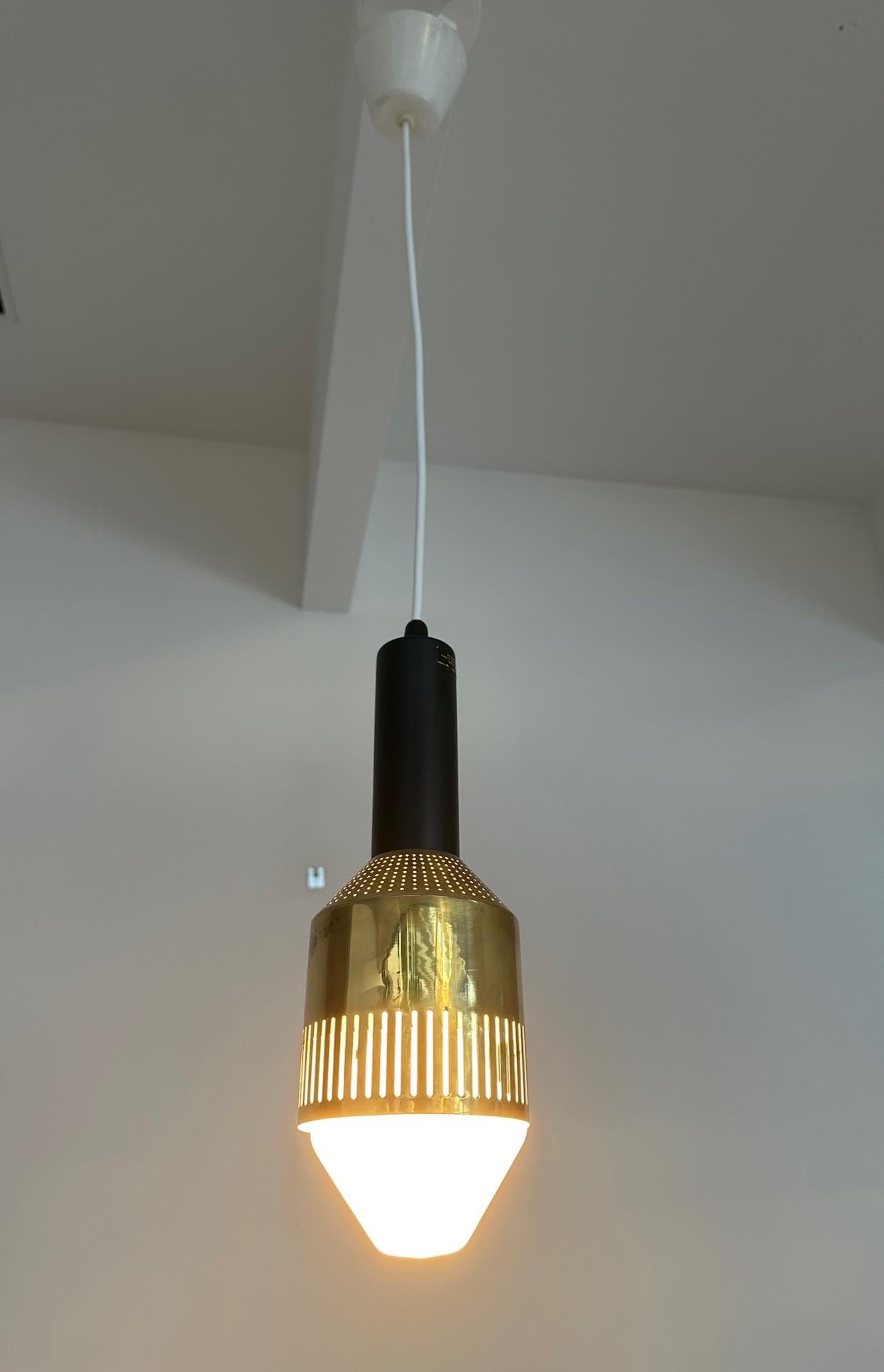 Scandinavian Modern Tapio Wirkkala Rare Ceiling Lamp by Idman Oy Finland 1959-1961 For Sale