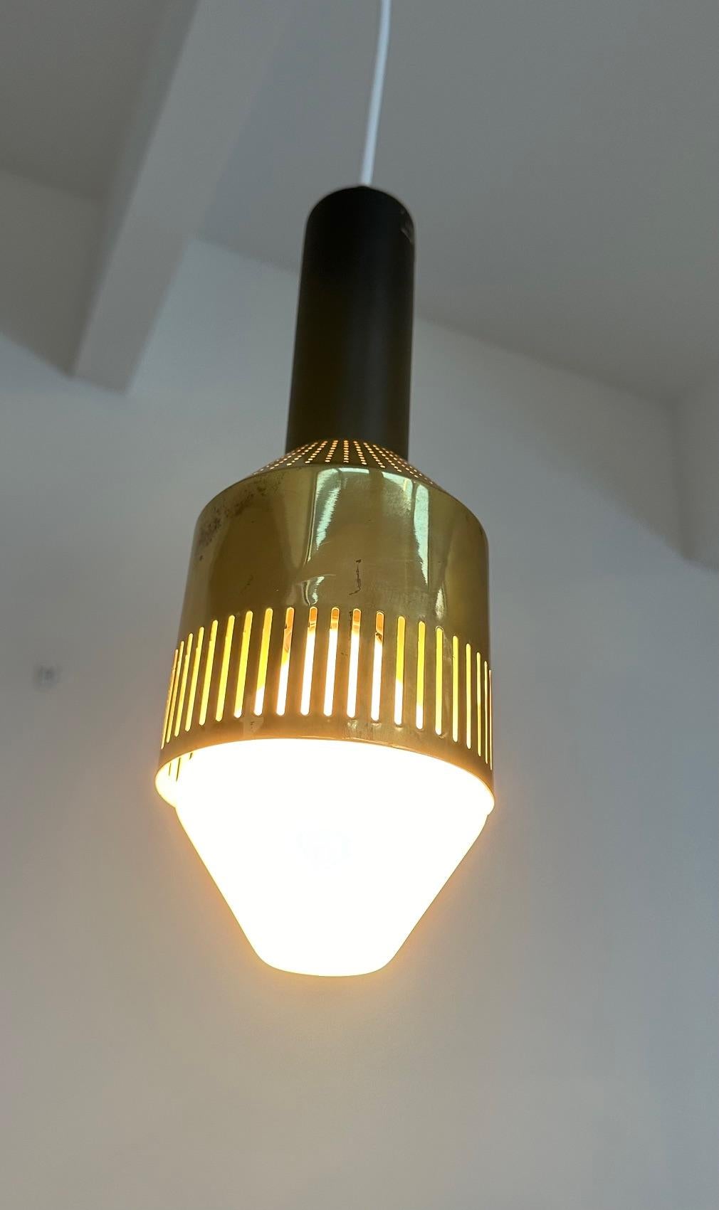 Scandinavian Modern Tapio Wirkkala Rare Ceiling Lamp by Idman Oy Finland 1959-1961 For Sale