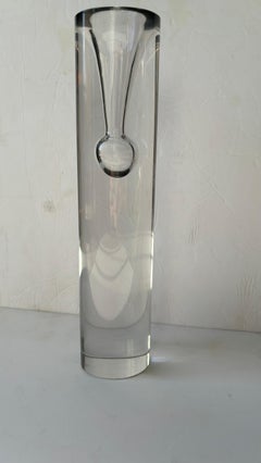 Tapio Wirkkala rare Tokio , Marsalkan Sauva glass vase for Littala TW-3590