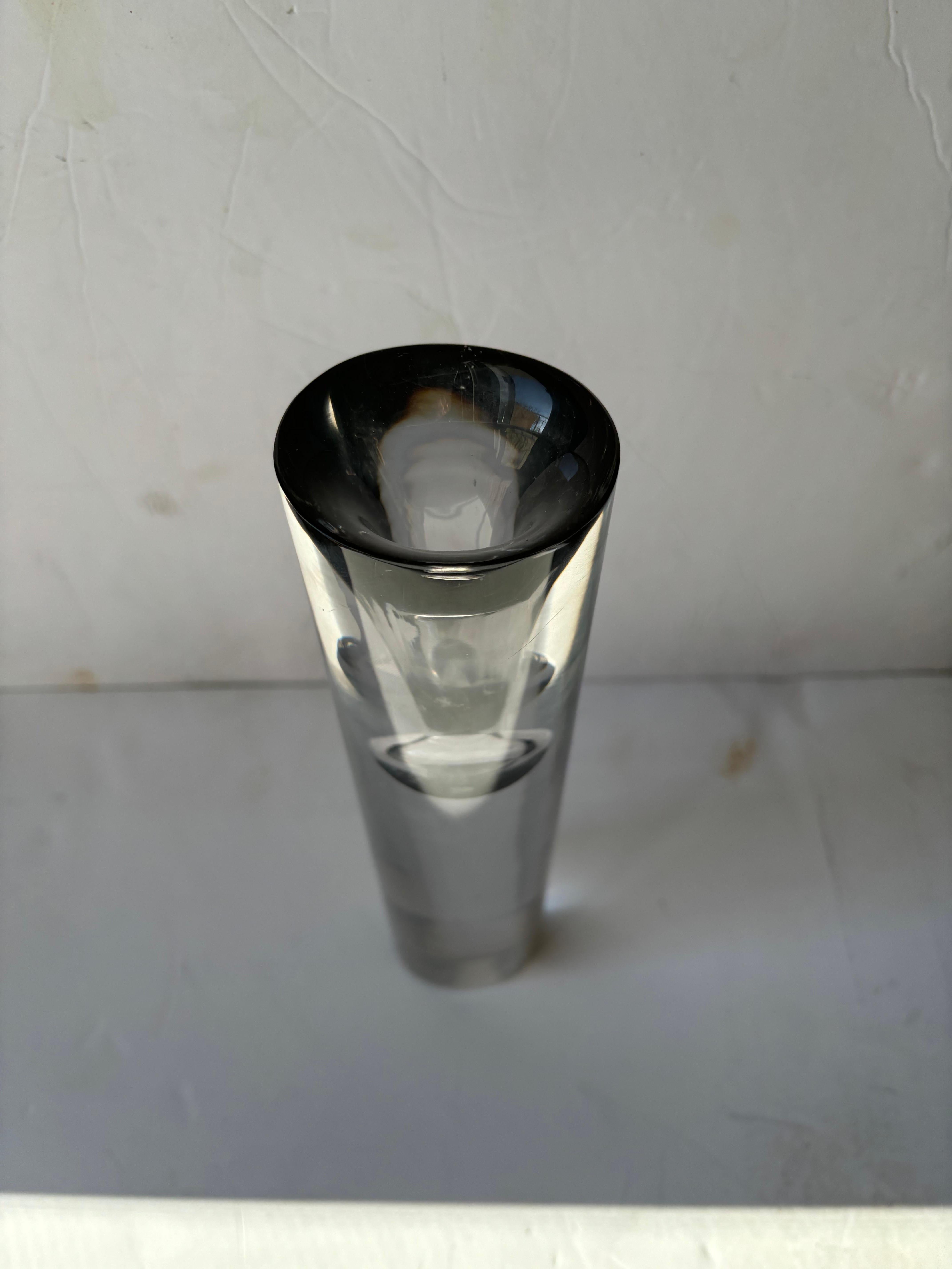 Moderno Tapio Wirkkala raro vaso in vetro di Tokio, Marsalkan Sauva per Littala TW-3590 in vendita