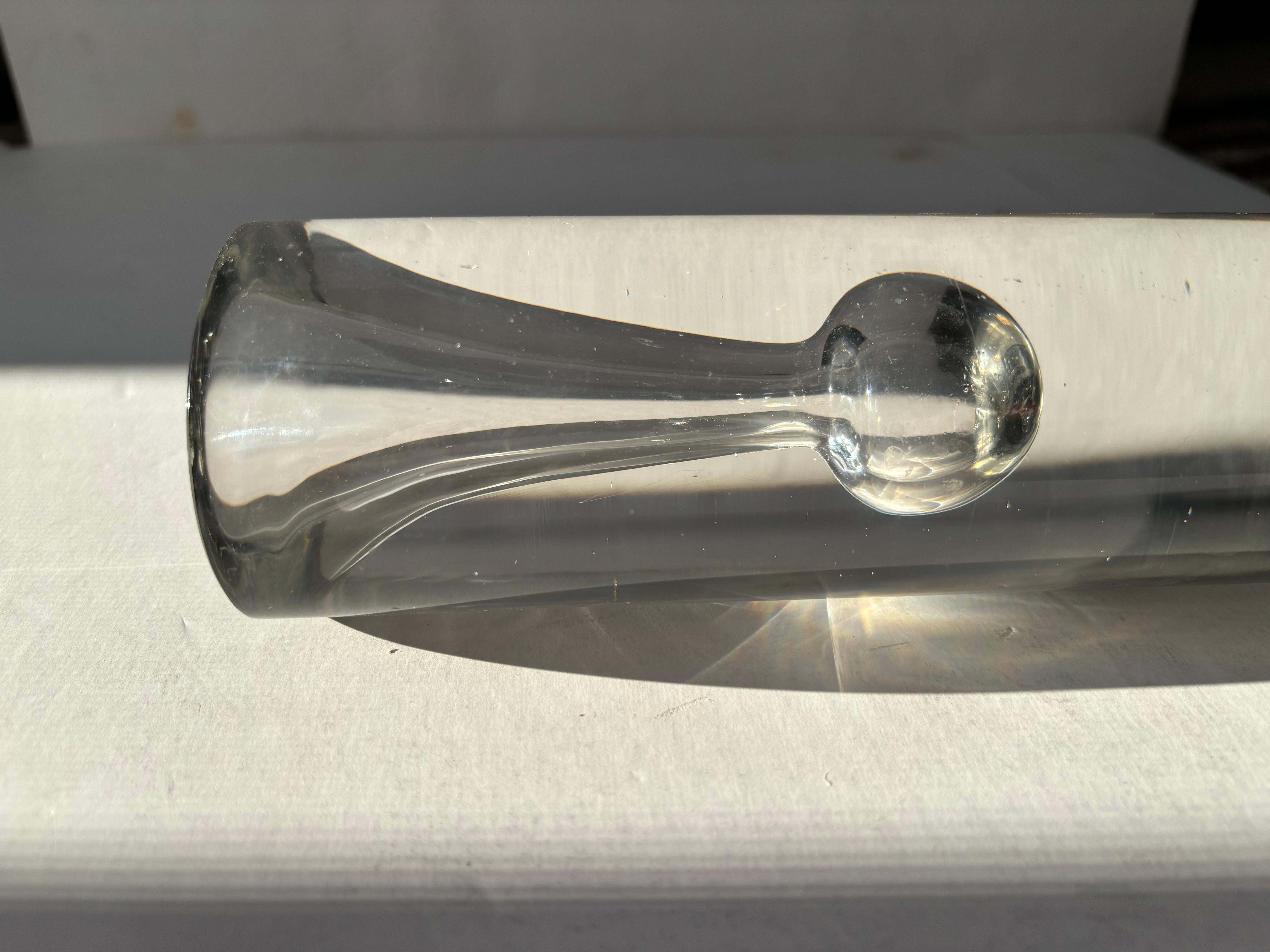 Finlandese Tapio Wirkkala raro vaso in vetro di Tokio, Marsalkan Sauva per Littala TW-3590 in vendita