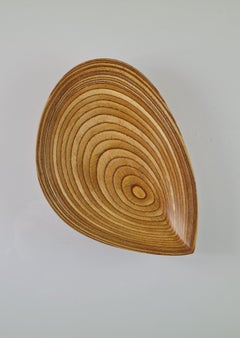 Tapio Wirkkala Rhythmic Veneer Leaf Dish