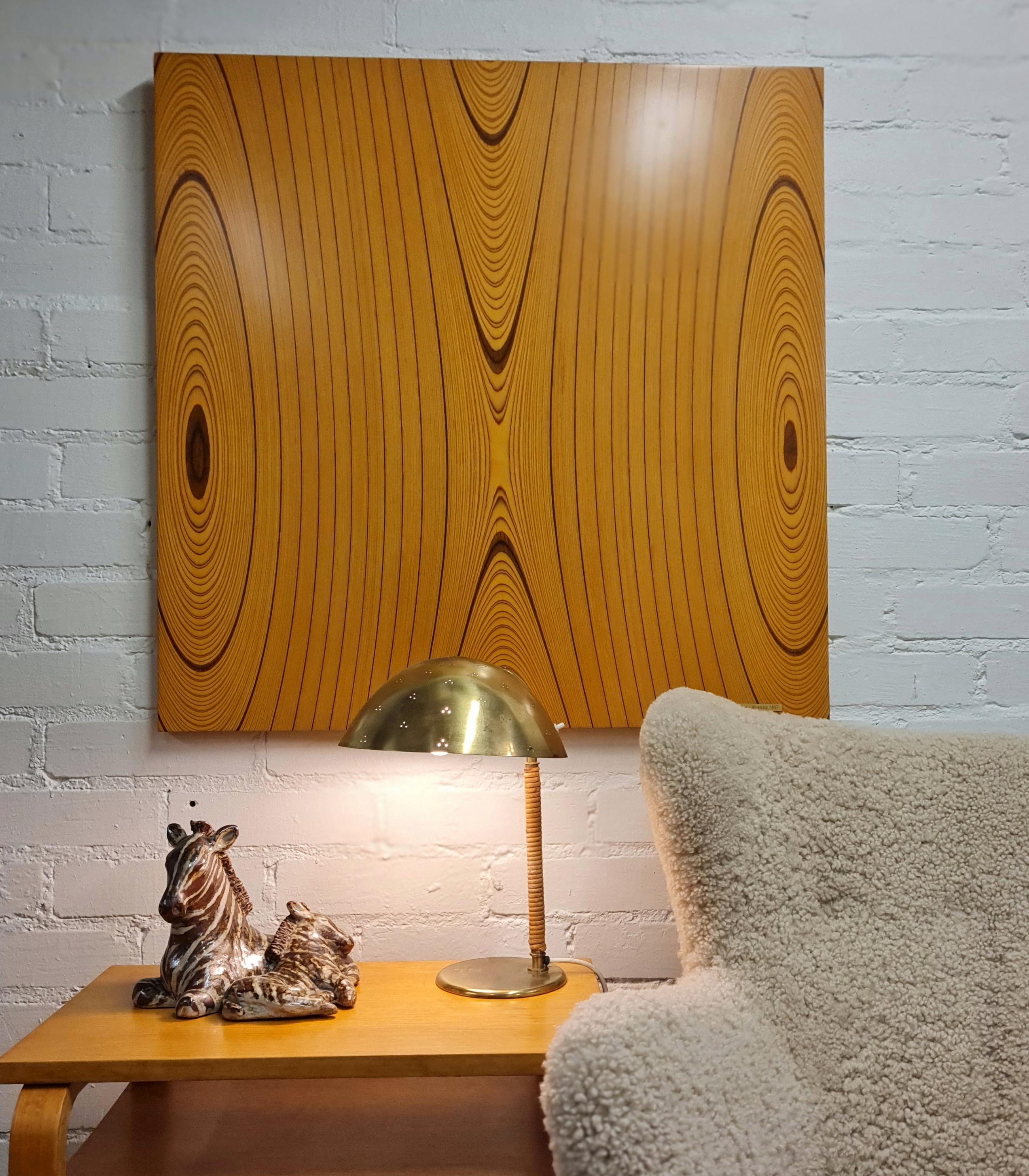 Tapio Wirkkala Rhytmic Veneer Wall Relief Model 9018, Asko 1950s For Sale 2