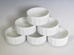 Tapio Wirkkala Rosenthal Germany Studio-Linie White Polygon Bowls, Set of Six