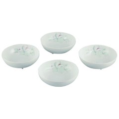 Tapio Wirkkala, Rosenthal Studio-linie. Quatre bols en porcelaine à motifs floraux