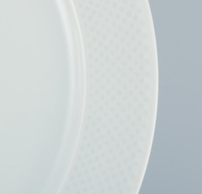 Tapio Wirkkala, Rosenthal Studio-linie. Six dinner plates in porcelain. In Excellent Condition For Sale In Copenhagen, DK