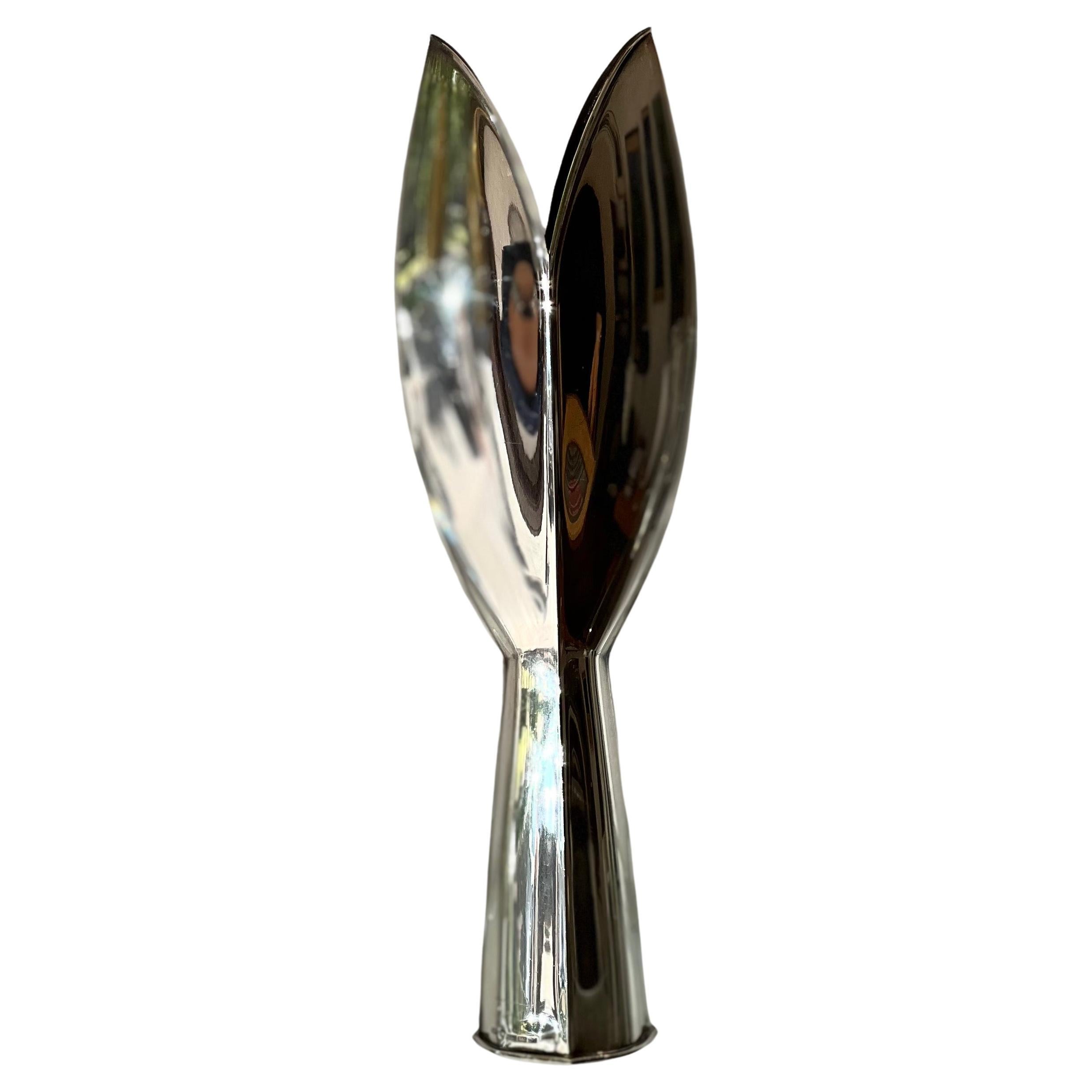 Vase Tulip en argent Tapio Wirkkala - Kultakeskus Oy - 1957