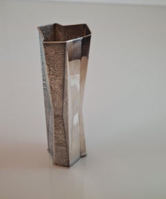 Modernistic Tapio Wirkkala Silver Vase, Kultakeskus Hämeenlinna - Finland, 1978