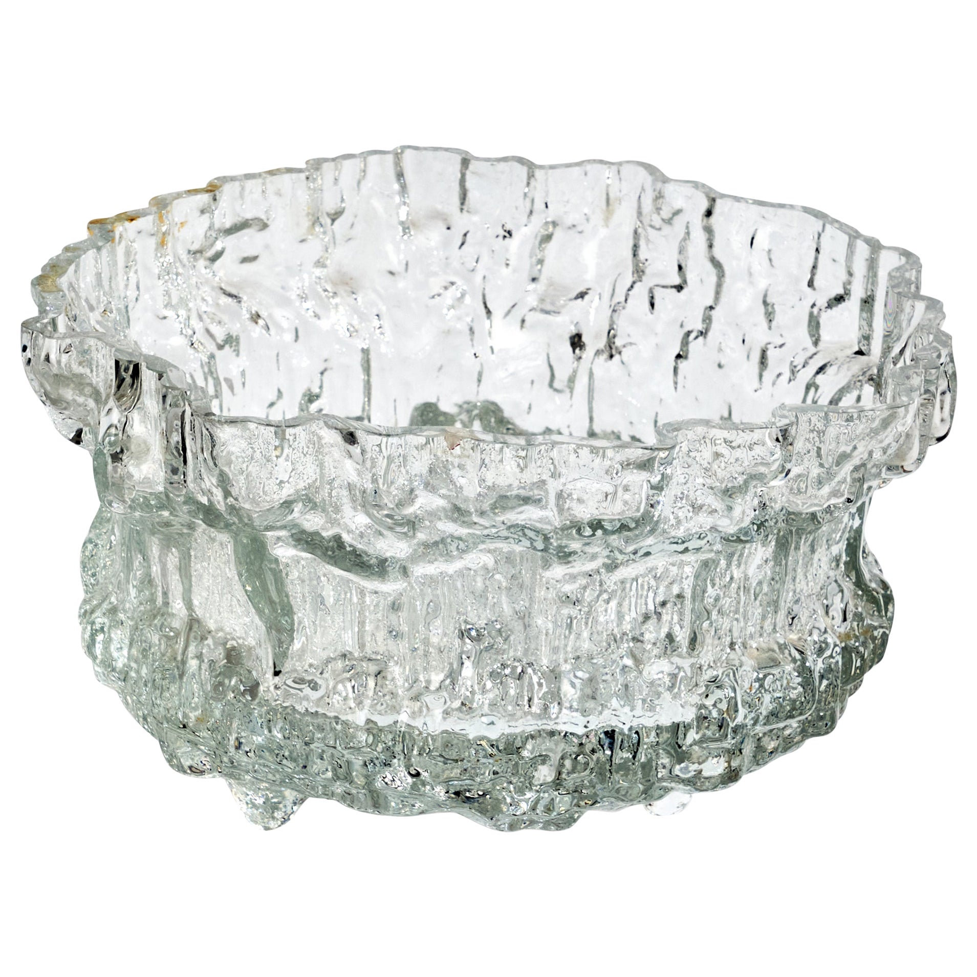 Tapio Wirkkala, Sizeable Bowl, Glass, Finland, 1950s