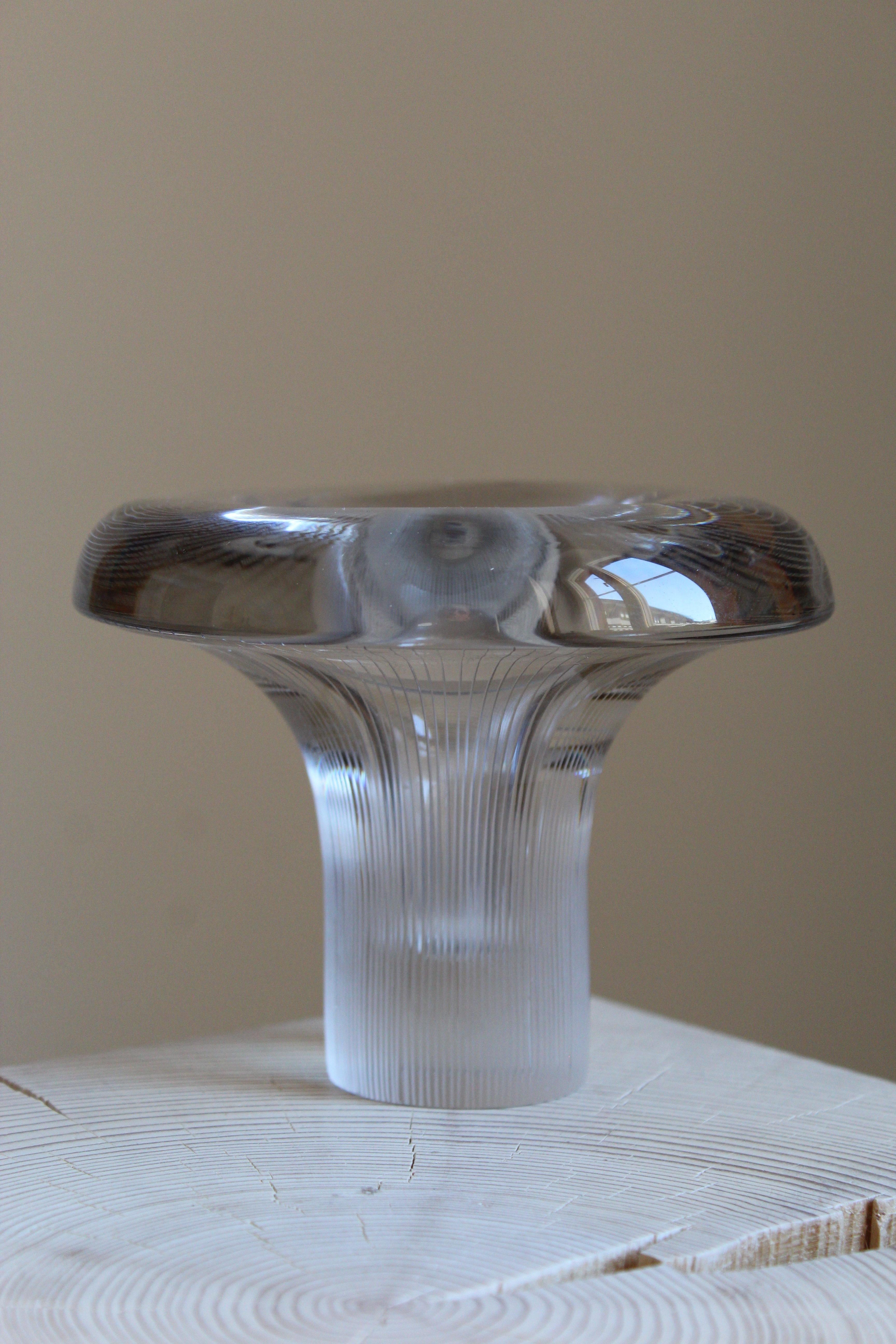 A vase designed by Tapio Wirkkala, produced by Iittala, Finland, 1960s. Signed.