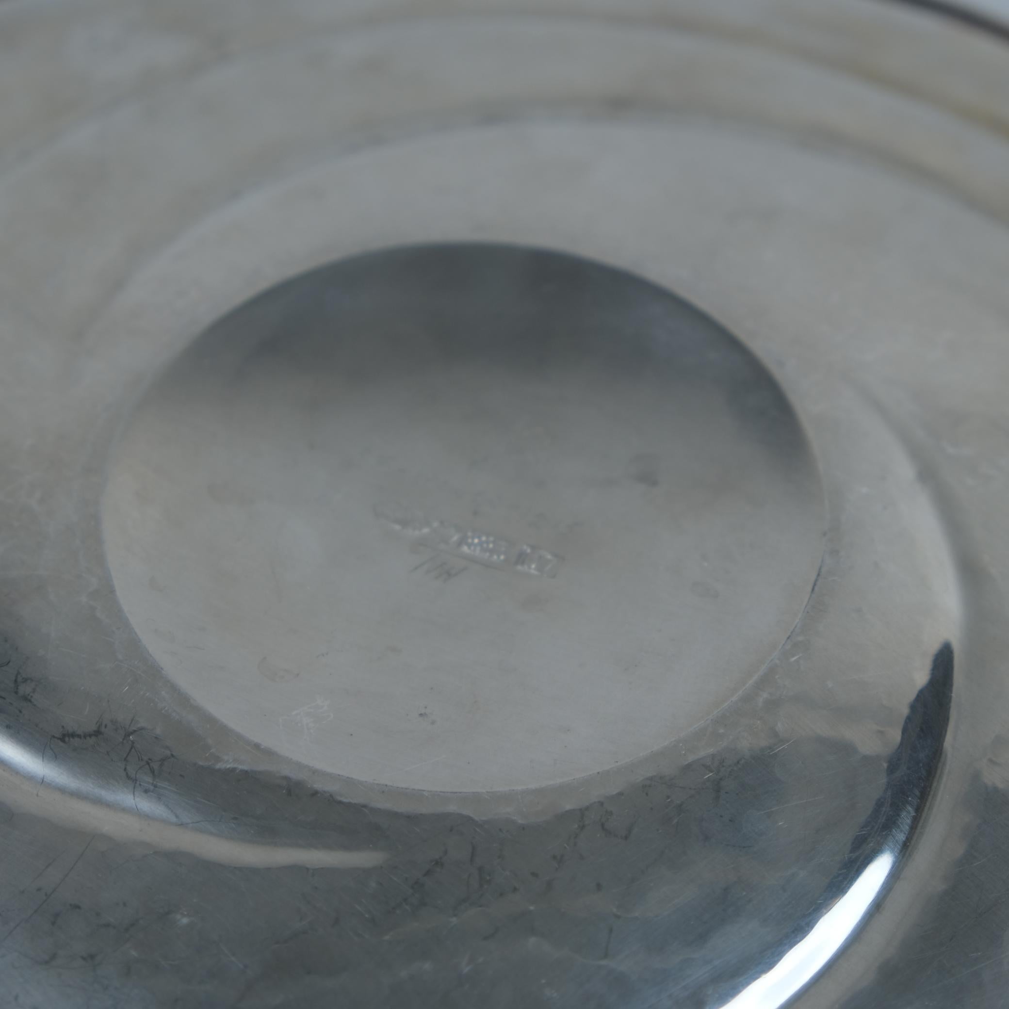 Tapio Wirkkala Piatto d'argento a spirale modello 143, Kultakeskus Hämeenlinna, 1973 in vendita 1