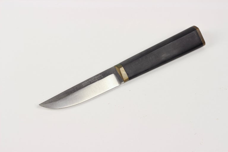 Tapio Wirkkala Stainless Steel Puukko Knife with Leather Sheath