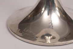 Tapio Wirkkala Sterling Silver Trumpet Candlestick by Kultakeskus