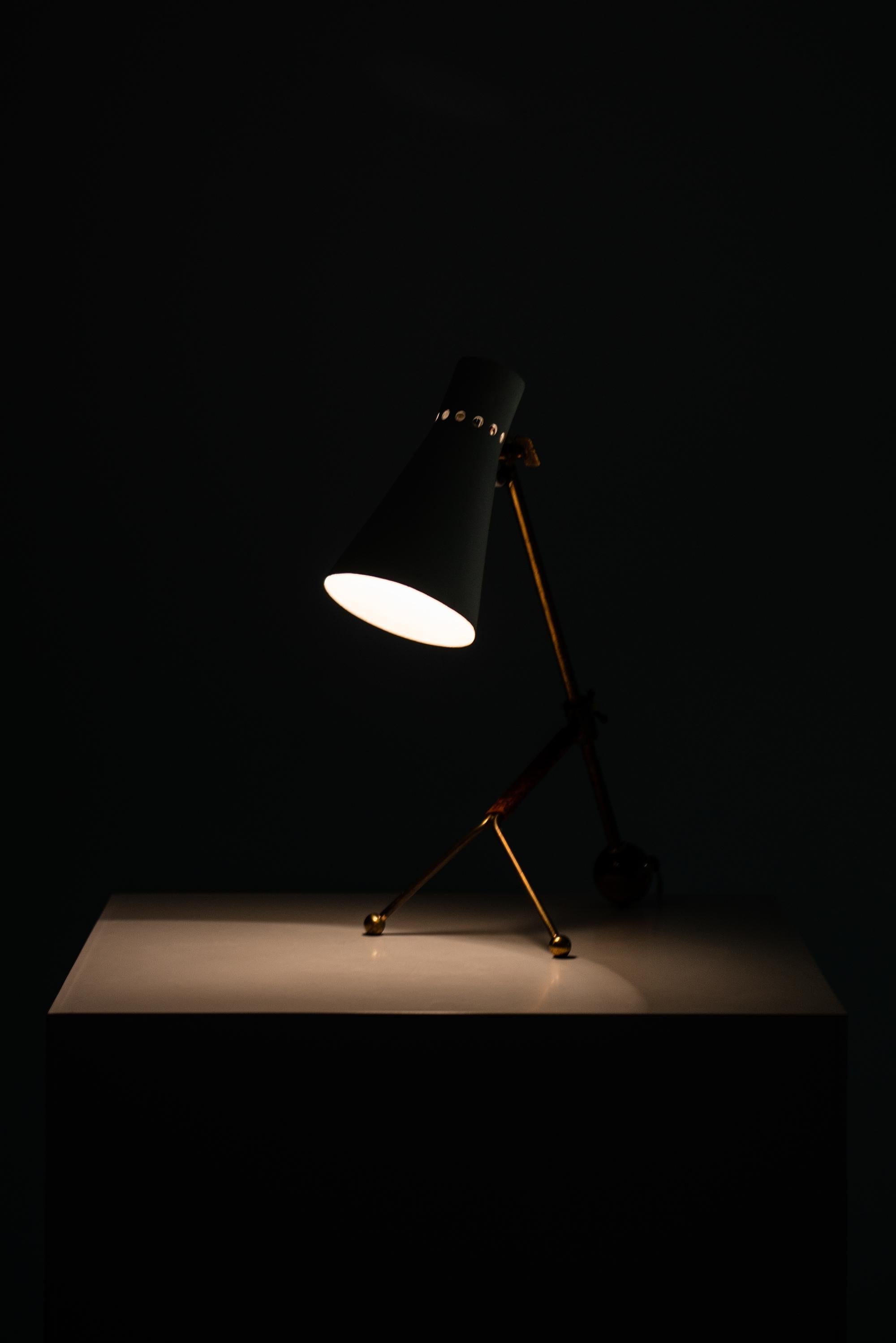 Brass Tapio Wirkkala Table Lamp Model KD-11 by Idman in Finland For Sale
