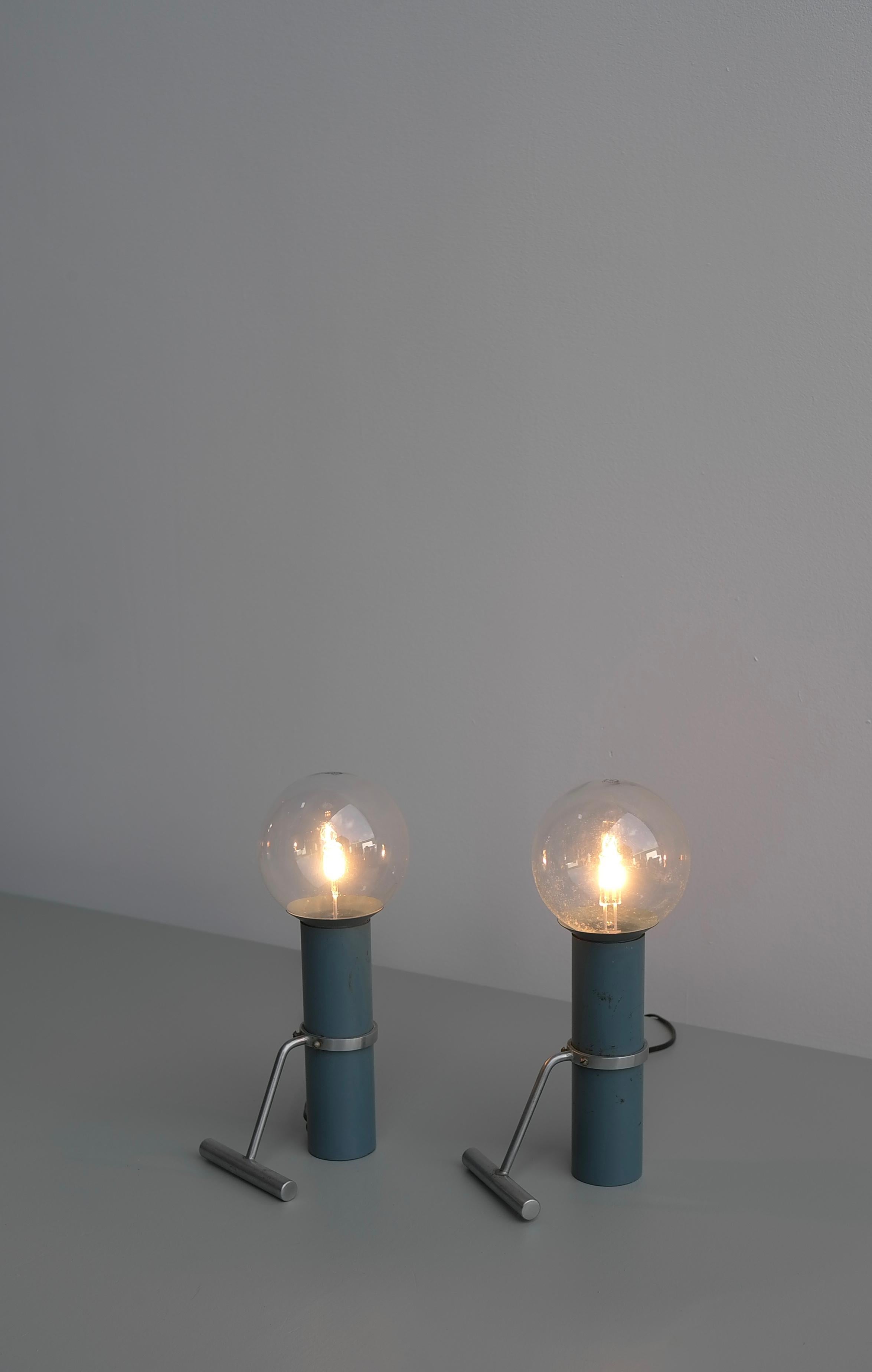 Finnish Tapio Wirkkala, table lamps manufactured by Idman, 1960s