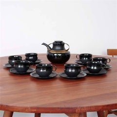 Tapio Wirkkala Tea Set for Rosenthal Series Noire