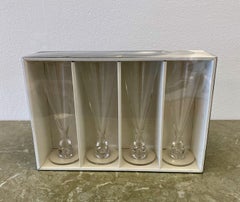 Tapio Wirkkala, "Tiima", set of 4 champagne glasses for Iittala