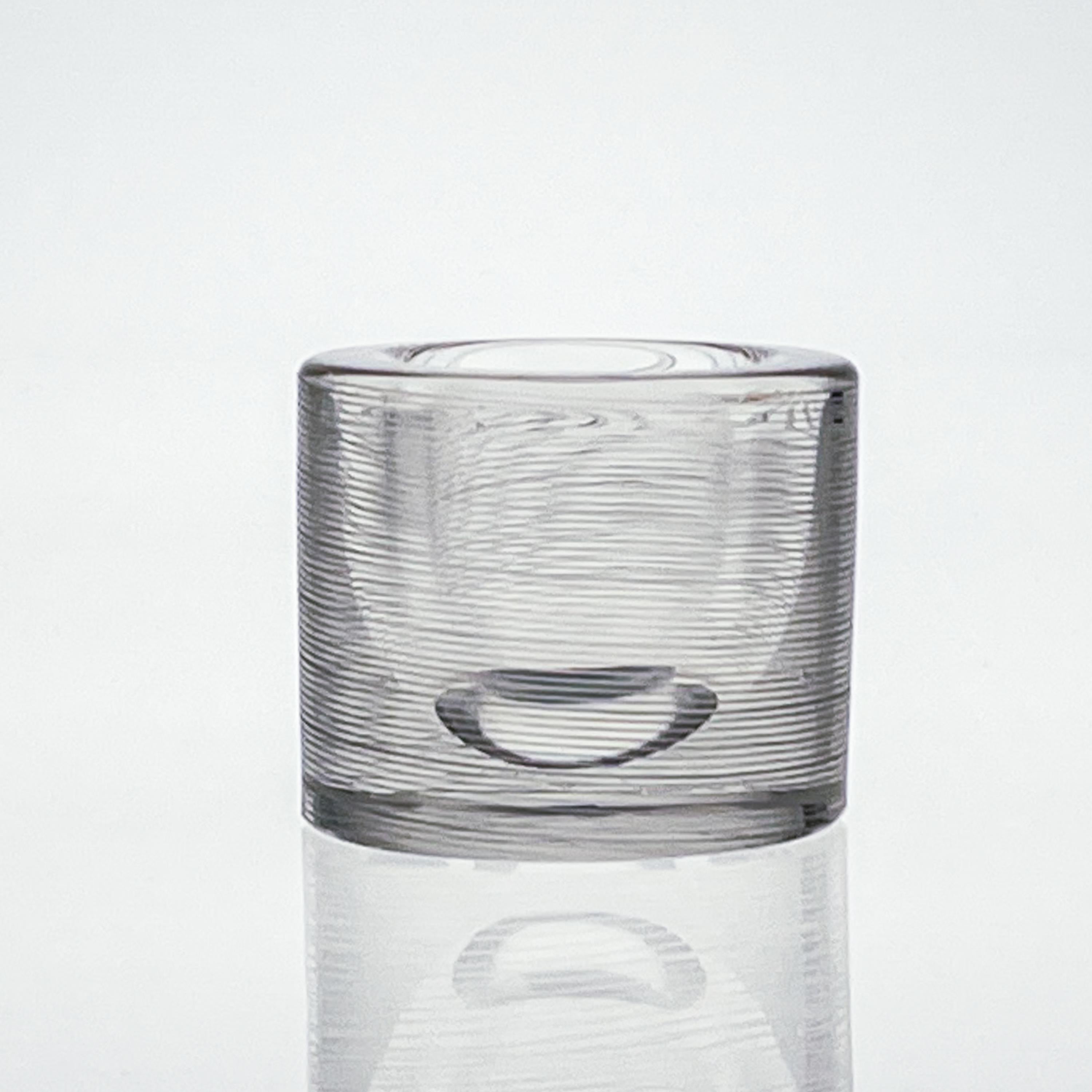 Scandinavian Modern Tapio Wirkkala Two Line Cut Crystal Art Vases Handblown 1958 3