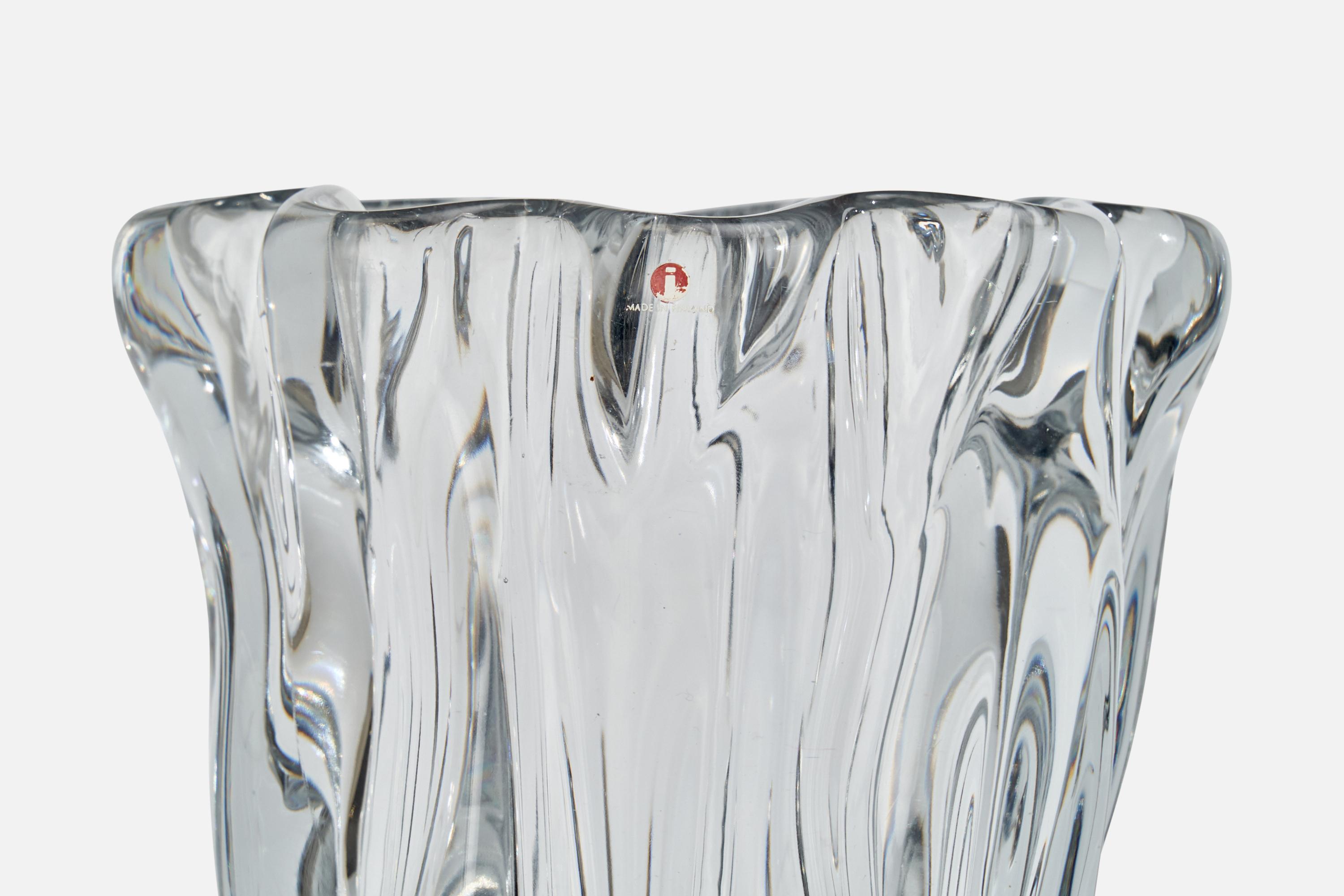 Tapio Wirkkala, Vaso, Vetro soffiato, Finlandia, anni '50 in vendita 2