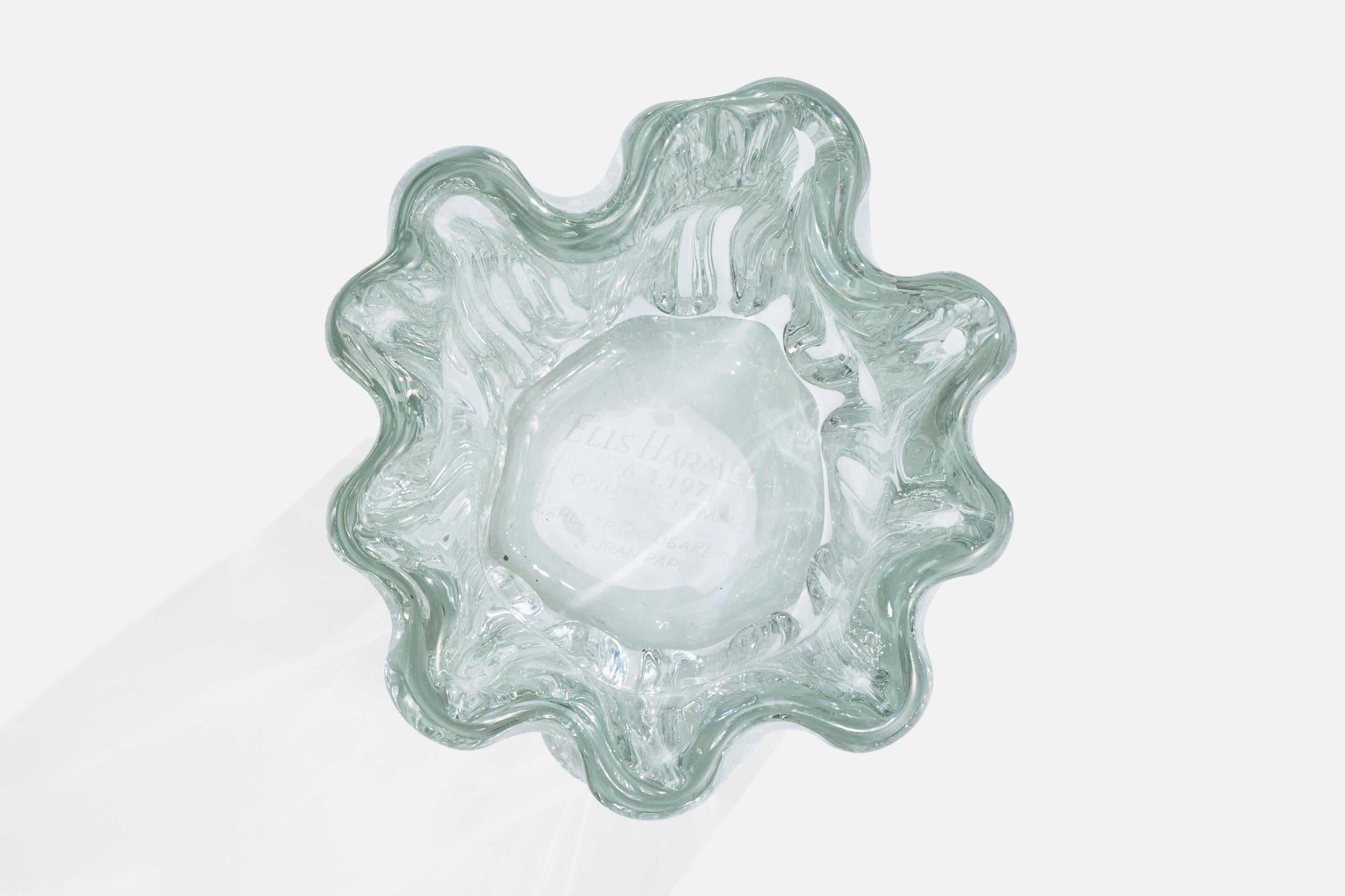 Tapio Wirkkala, Vase, geblasenes Glas, Finnland, 1971 im Angebot 3