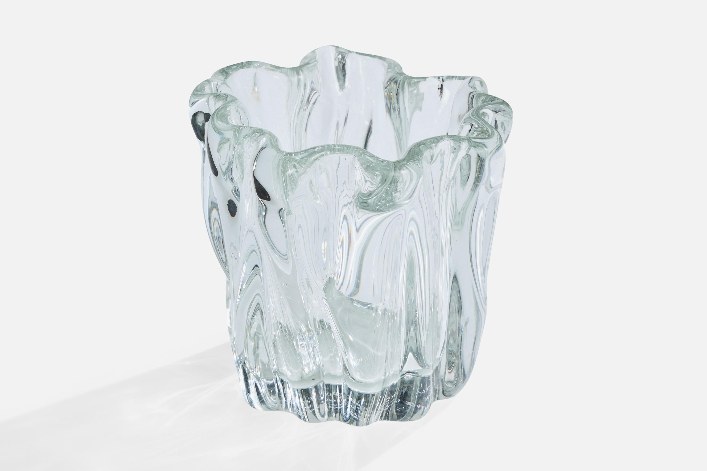 Tapio Wirkkala, Vase, geblasenes Glas, Finnland, 1971 (Moderne der Mitte des Jahrhunderts) im Angebot