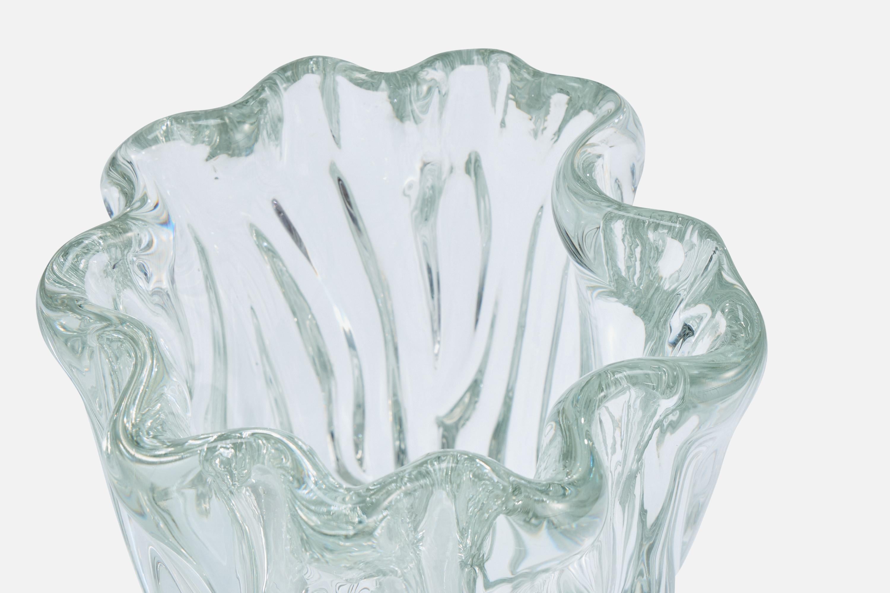 Tapio Wirkkala, Vase, geblasenes Glas, Finnland, 1971 im Zustand „Gut“ im Angebot in High Point, NC