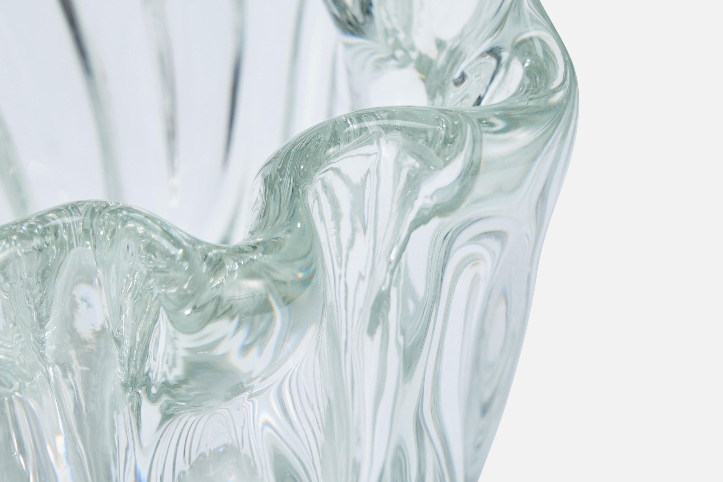 Tapio Wirkkala, Vase, geblasenes Glas, Finnland, 1971 (Ende des 20. Jahrhunderts) im Angebot