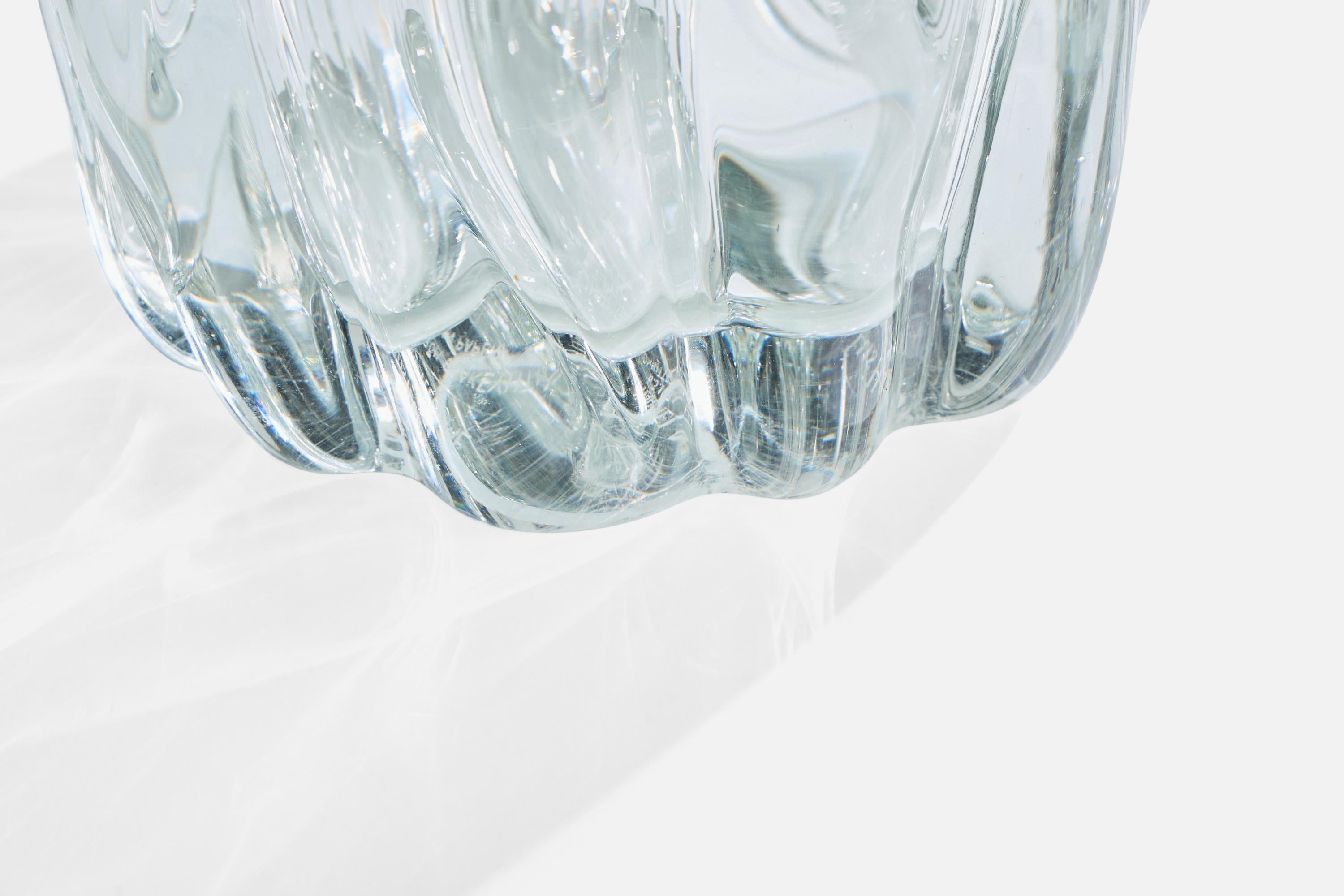 Tapio Wirkkala, Vase, geblasenes Glas, Finnland, 1971 im Angebot 1