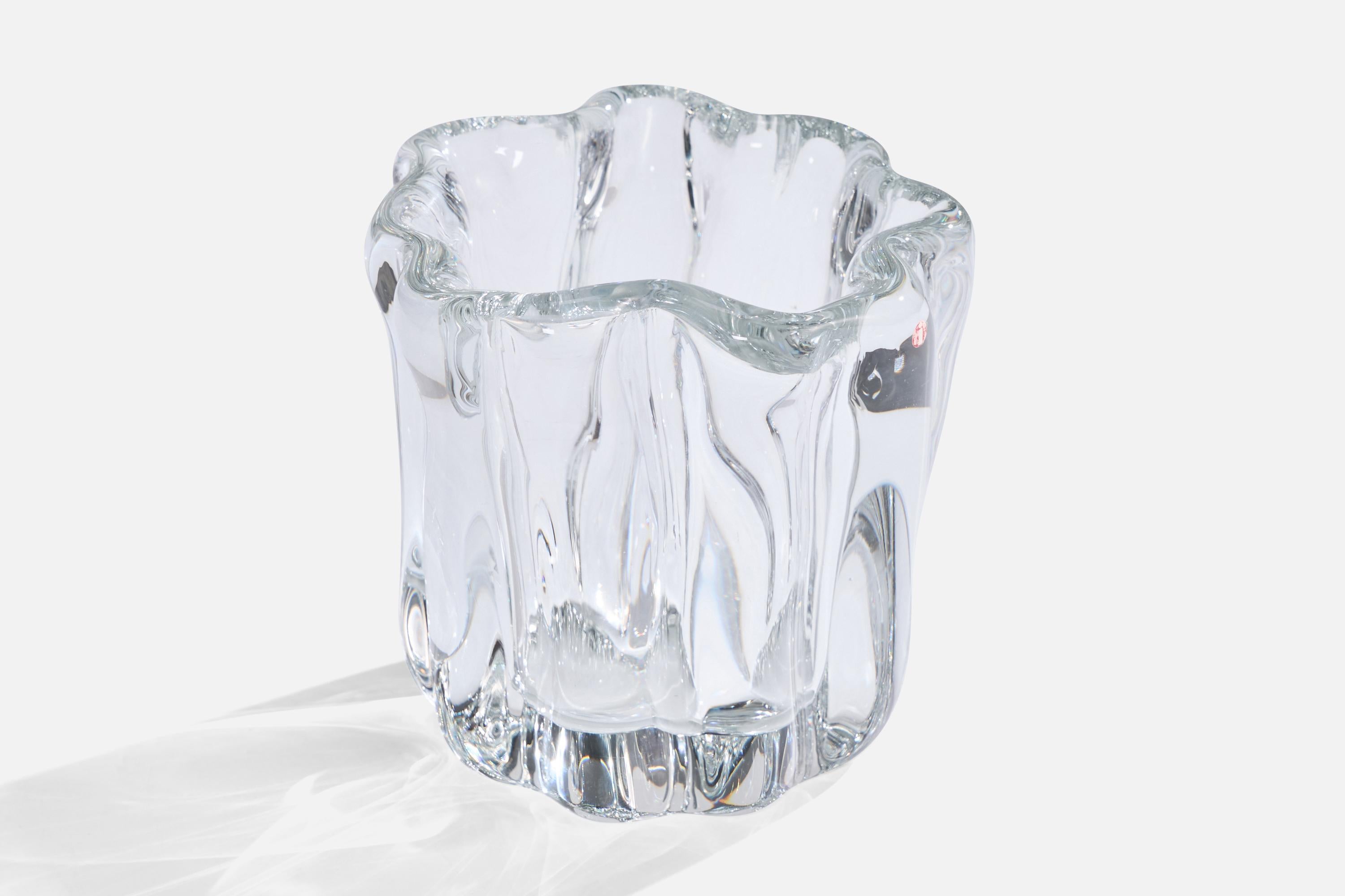 Finlandais Tapio Wirkkala, Vase, verre, Finlande, années 1950 en vente