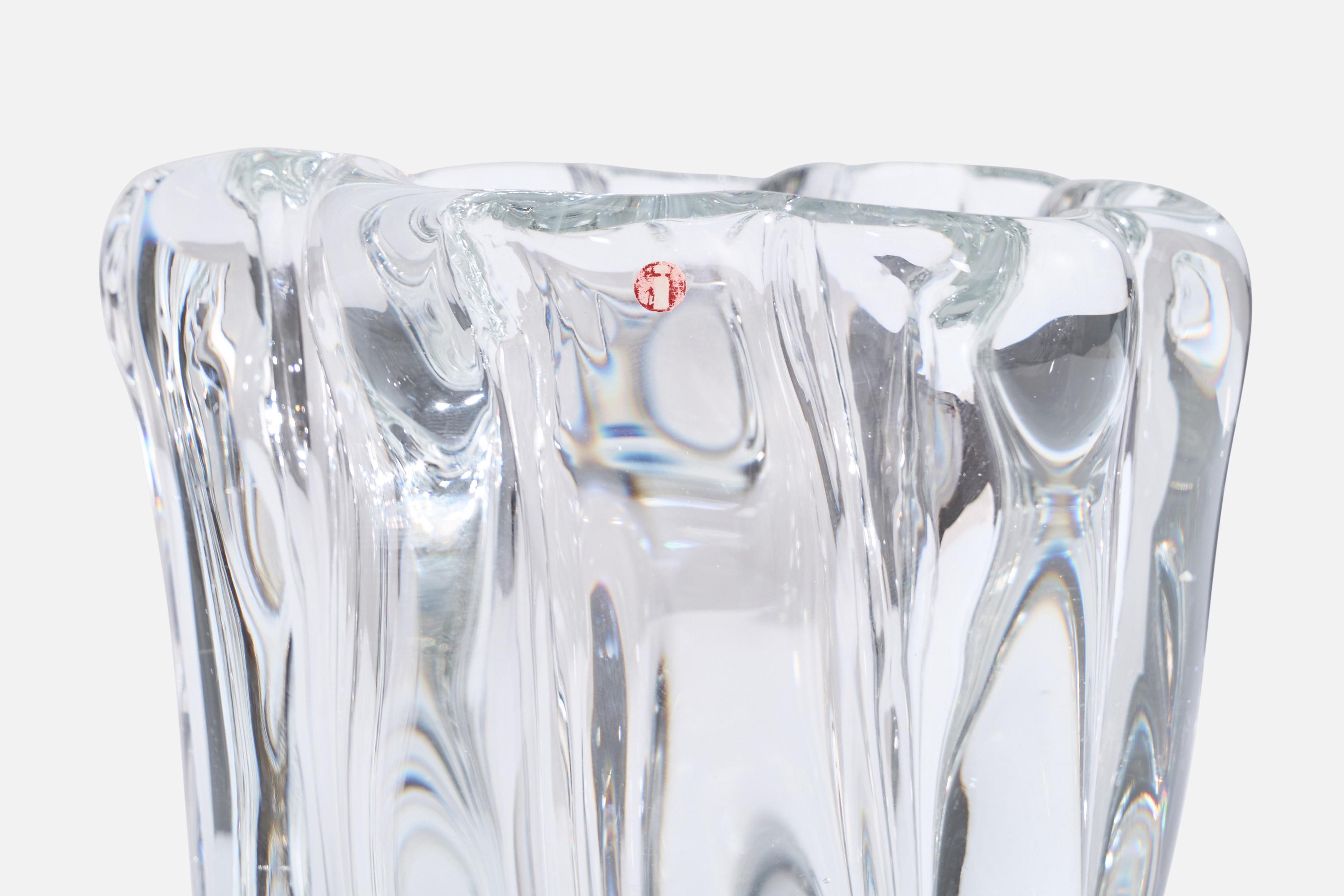 Verre Tapio Wirkkala, Vase, verre, Finlande, années 1950 en vente