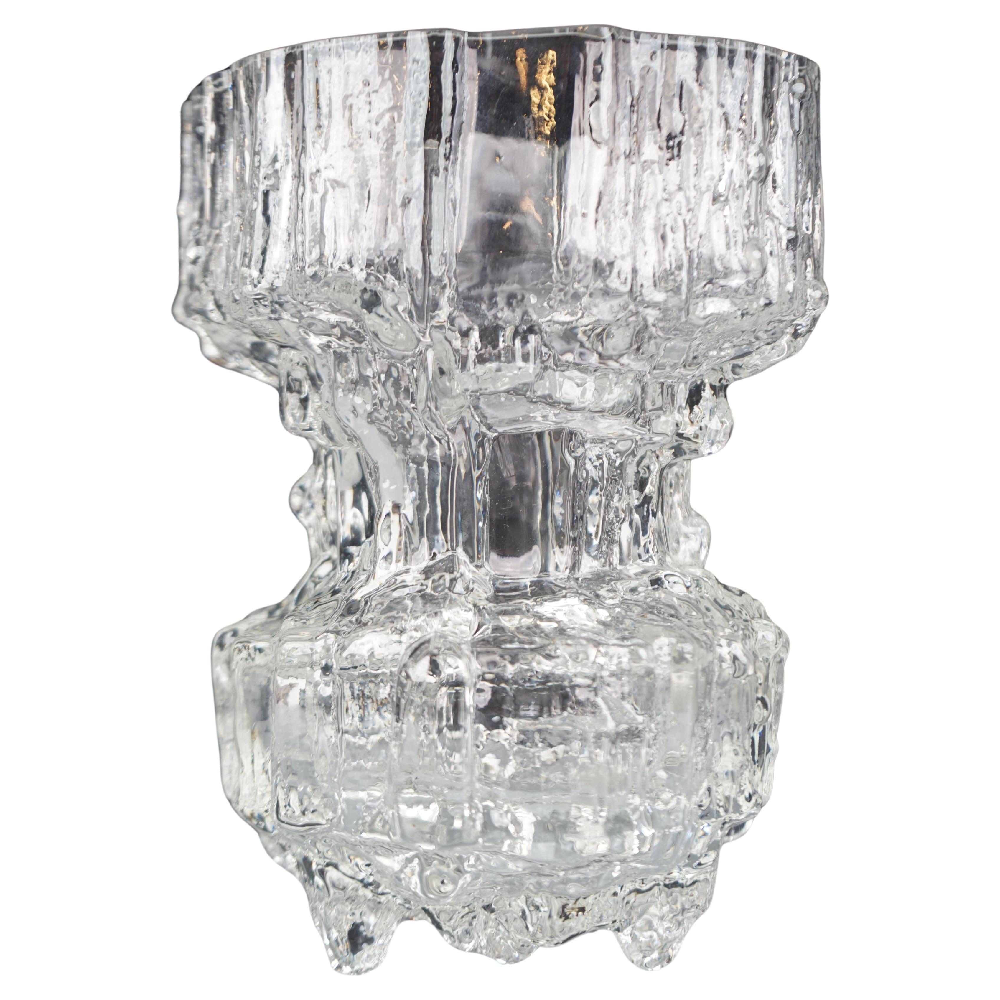 Tapio Wirkkala, Vase "Inari" Glass Dish Model No. 3411 for Iittala Oy For Sale