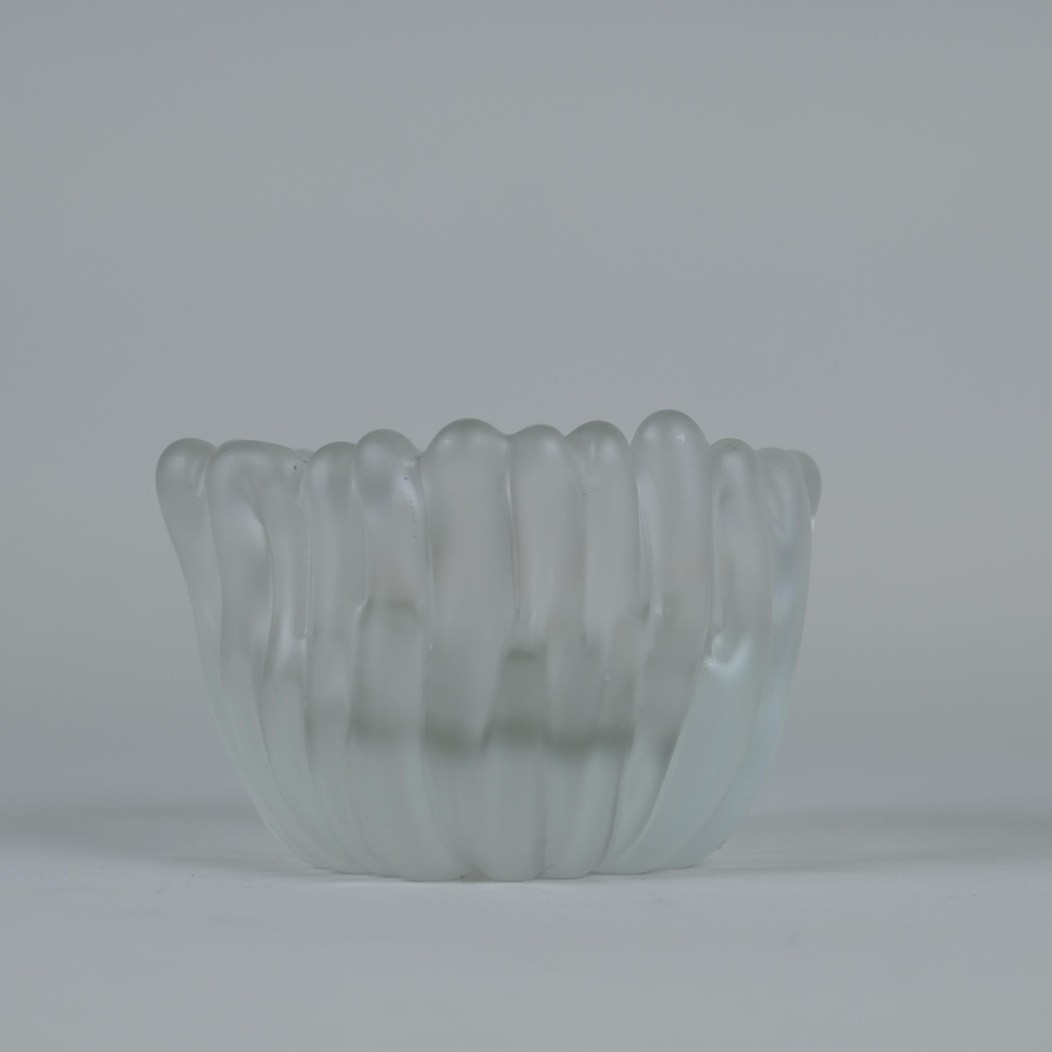 Finnish Tapio Wirkkala Velvet Art Glass Vase 