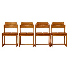 Chaises Tapiolina en frêne d'Ilmari Tapiovaara pour Fratelli Montina