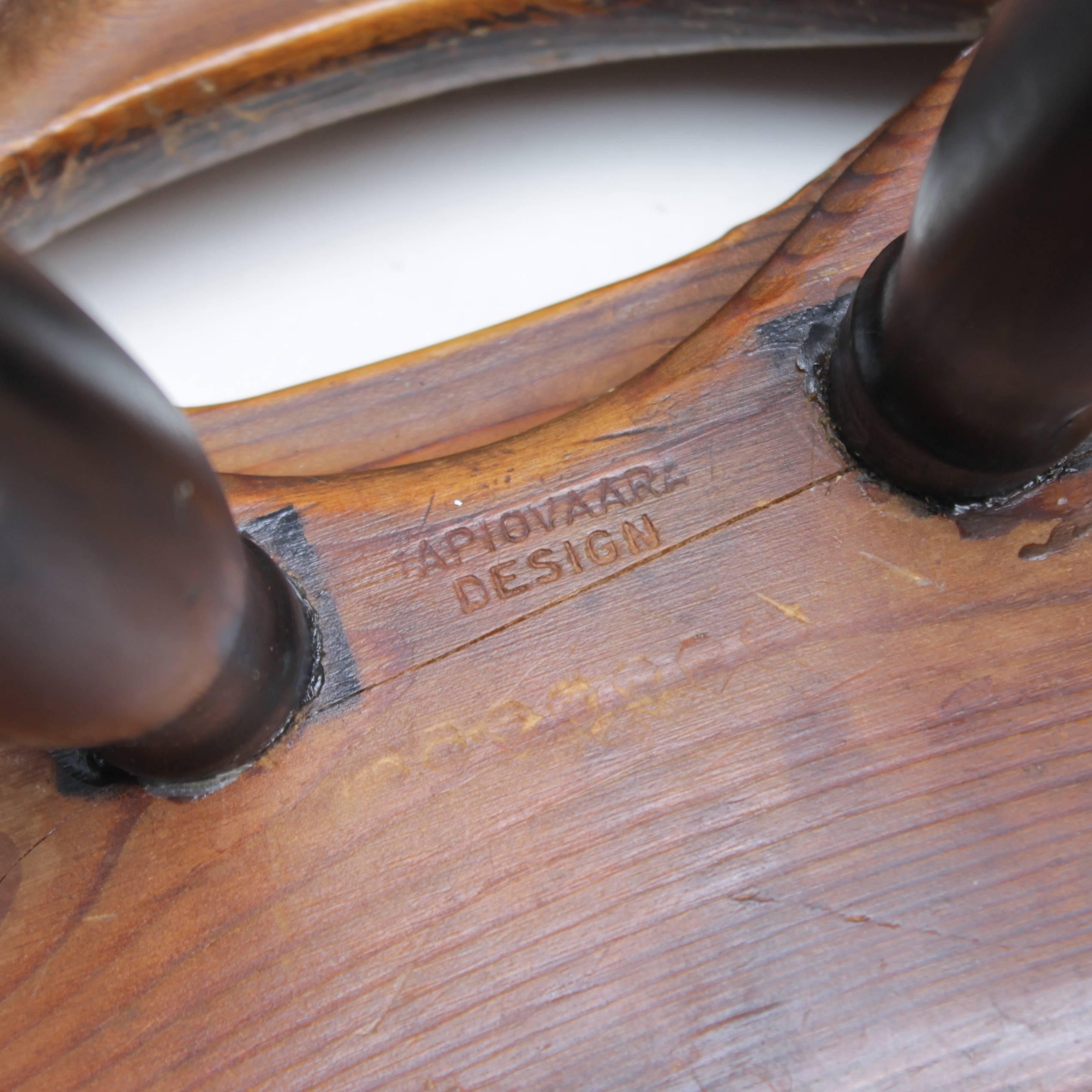 Tapiovaara 'Pirkka' Stool for Laukaan Puu In Good Condition In JM Haarlem, NL