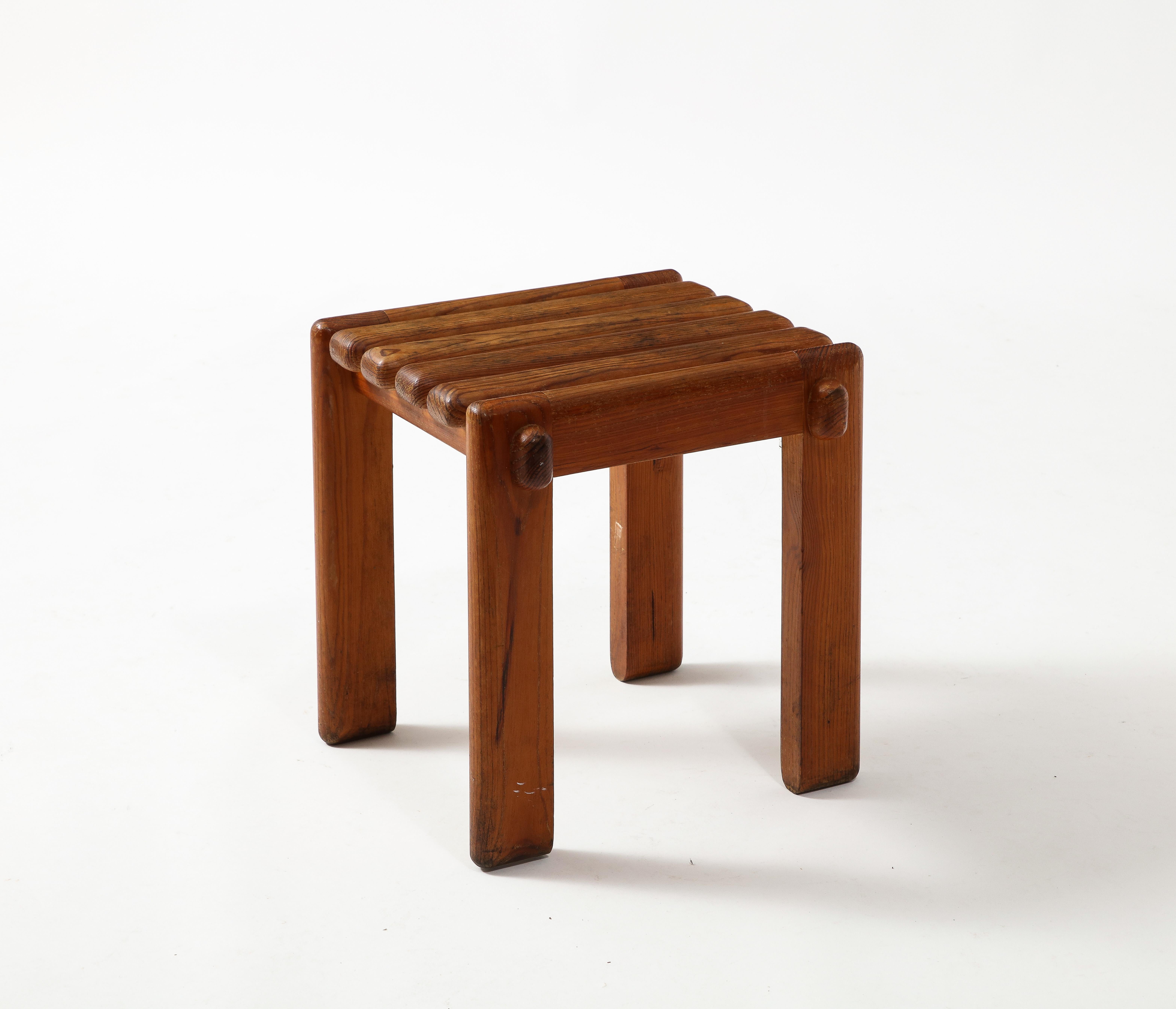 Tapiovaraa Pine Stool, Denmark 1960's For Sale 2