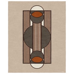 Tapis Art déco noué main