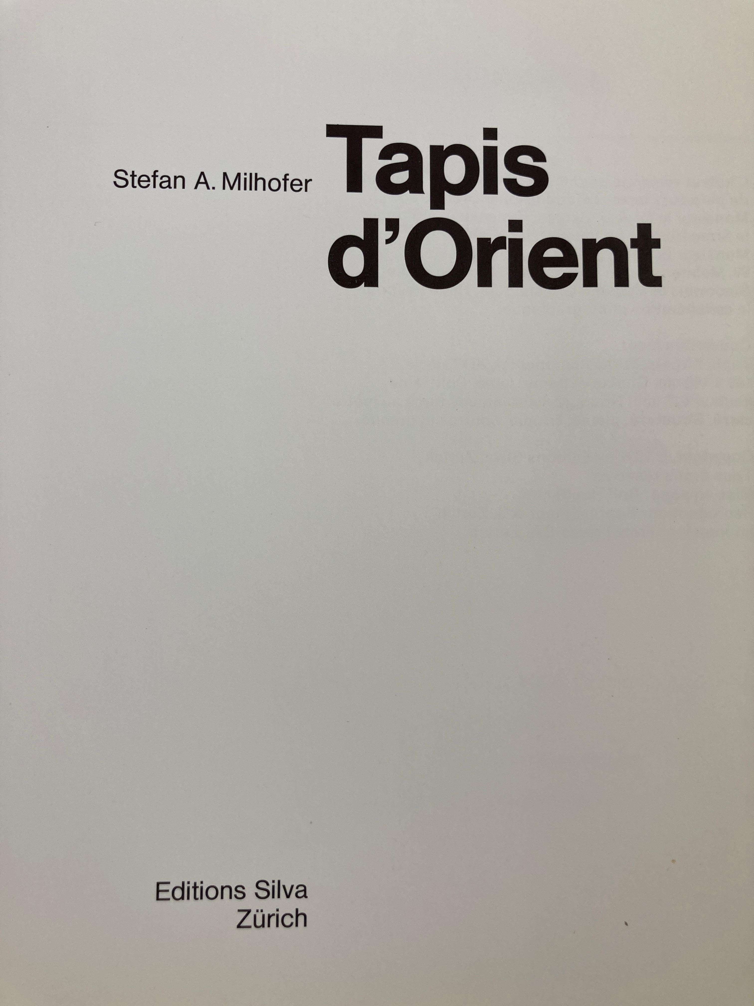 20th Century Tapis D'Orient Table Book Oriental Carpets