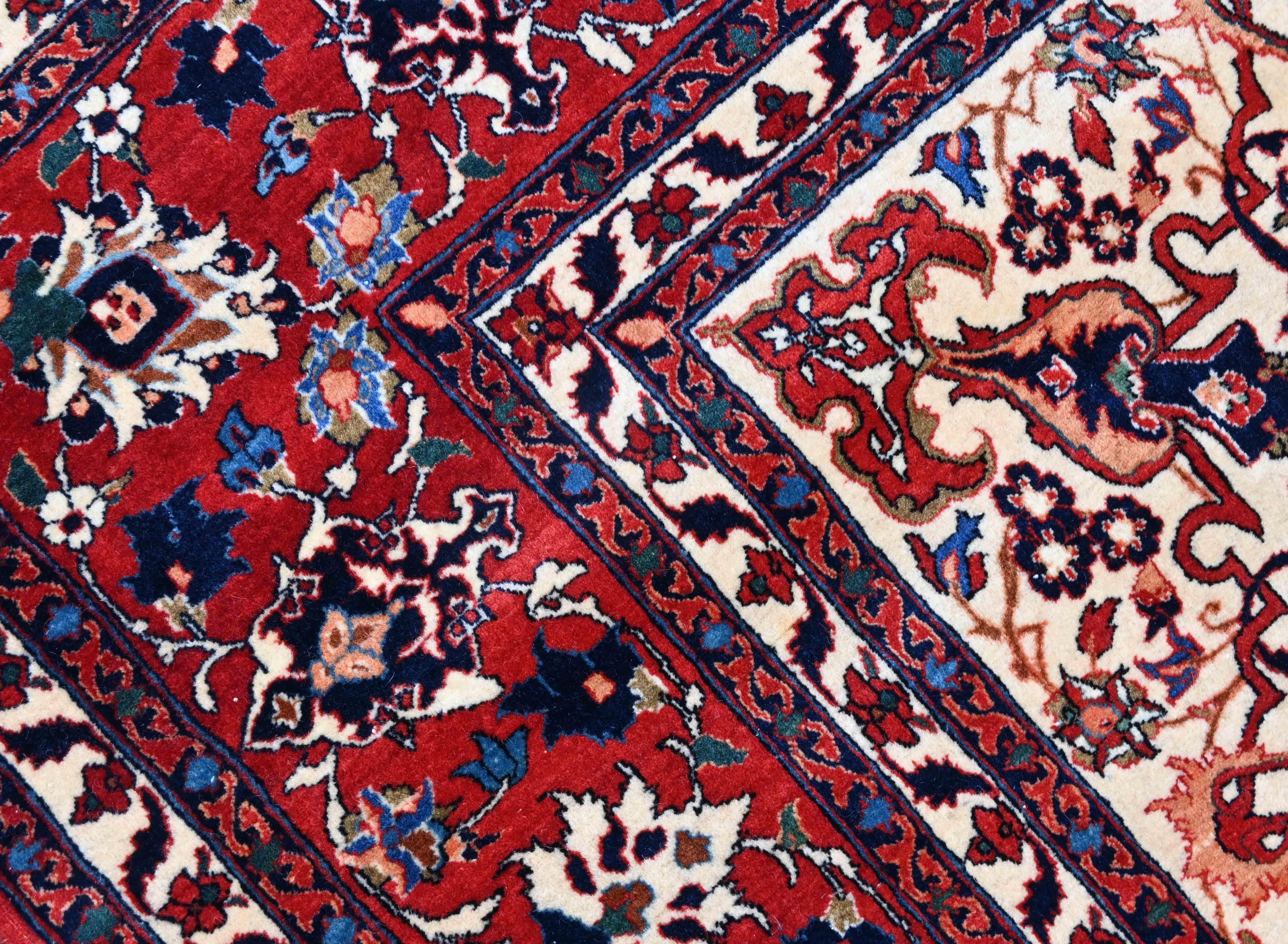 Tapis Extrement fin - Circa 1920 - 235x156 - N° 1601 Lana en venta