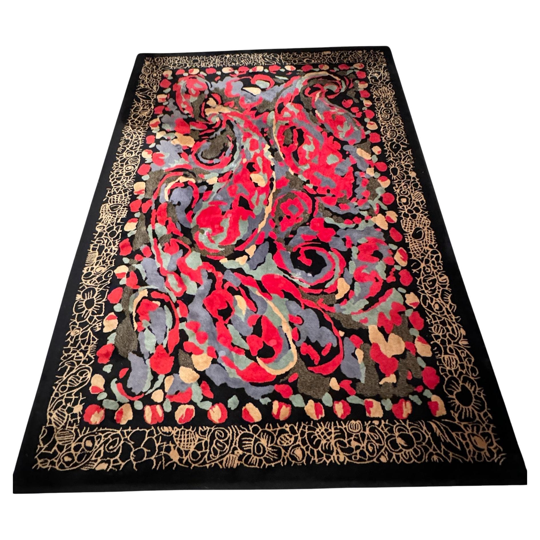 Tapis par Pierre Balmain pour Van Neder Carpets, Años 80