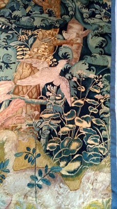 Tapestry 16th century Aubusson ( Feuilles de choux ) Flemish