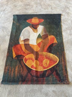 Tapisserie L.Toffoli le marchand d'orange aubusson