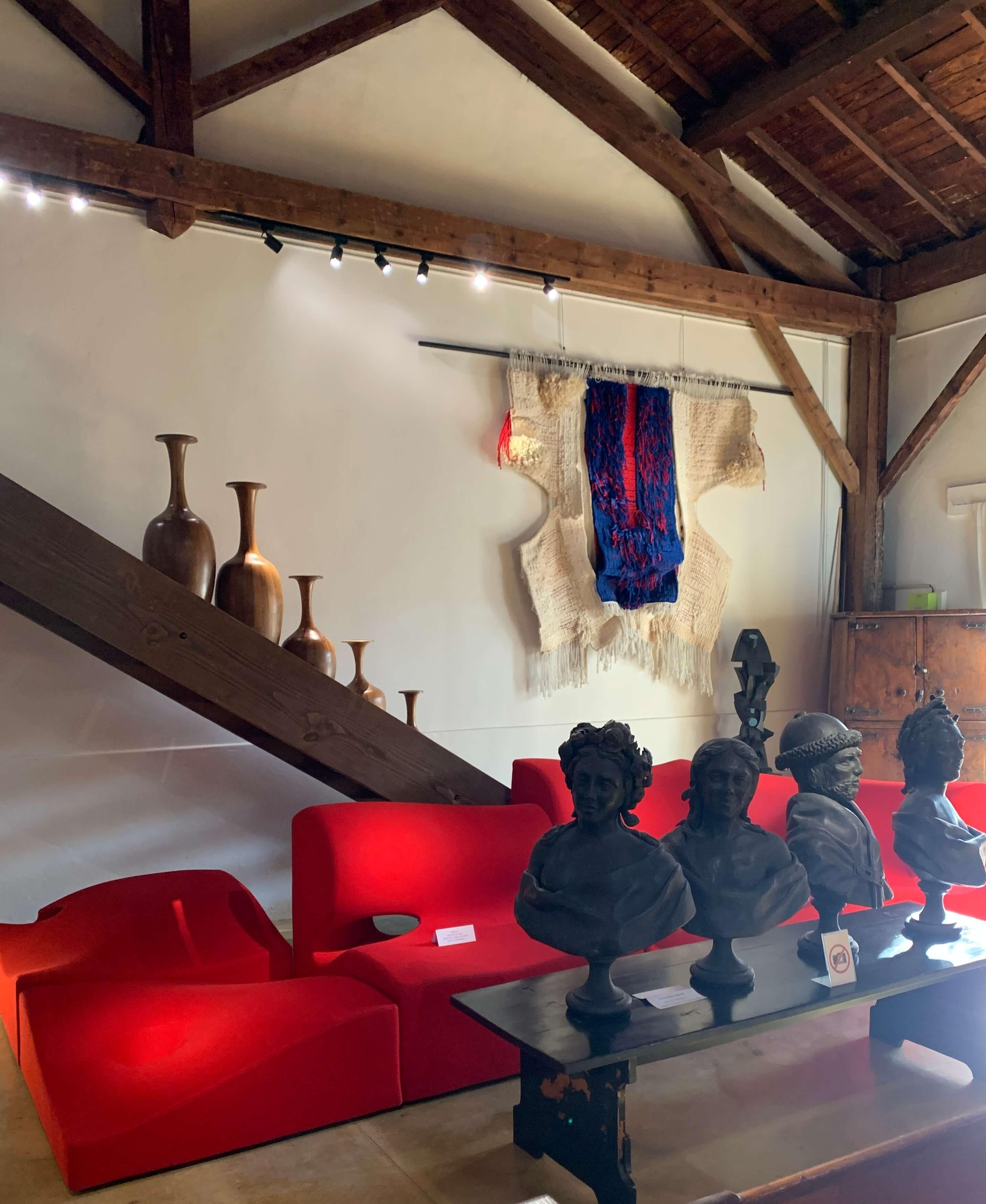 Tapicería mural Rosa Zébar Tejido a mano en venta