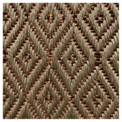 Sand Beige Natural Fiber / Copper Handcrafted Area Rug 2'11"x4'11" by Tapistelar