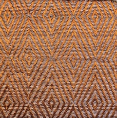 Sand Beige Natural Fiber and Copper Handcrafted Area Rug 3'11"x5'11" Tapistelar