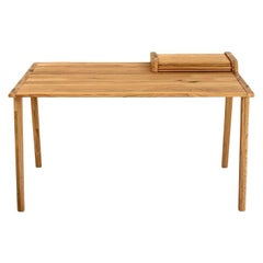 Tapparelle Desk, in Solid Oak, Contemporary design, hand made in Italy