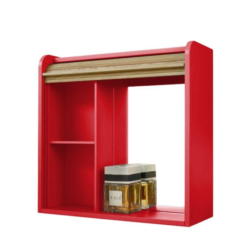 Tapparelle Unité suspendue, laquée en rouge cerise par Colé Italia avec Emmanuel Gallina
Dimensions : H.60, P.60, L.22 cm : H.60, D.60, L.22 cm
MATERIAL : Conteneur avec volet coulissant 