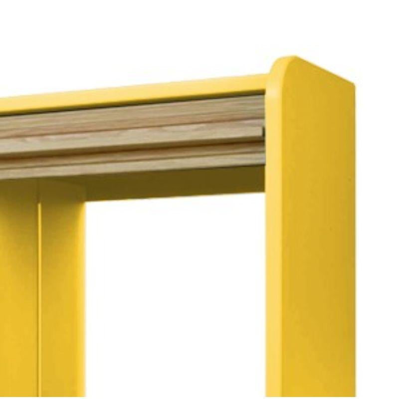 Italian Tapparelle Hanging Unit, Mustard Yellow by Colé Italia For Sale