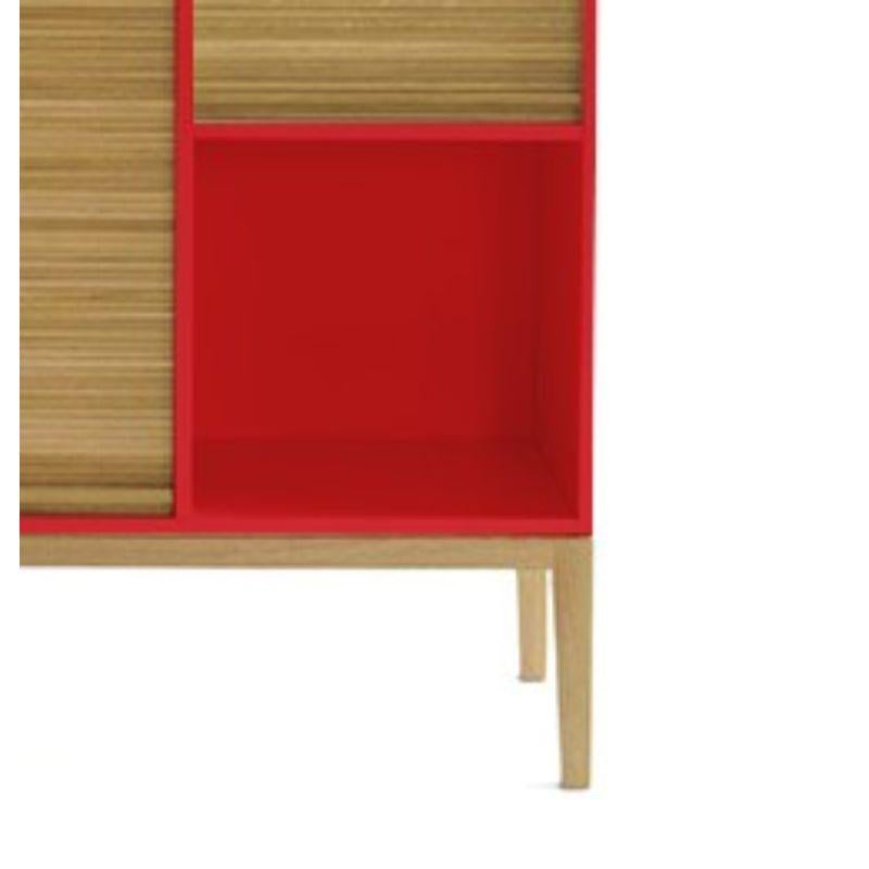 Other Tapparelle Large Cabinet, Cherry Red by Colé Italia For Sale